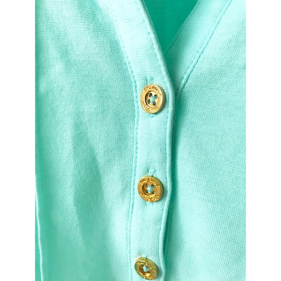 Lilly Pulitzer Dorothy Top in mint - Picture 2 of 4